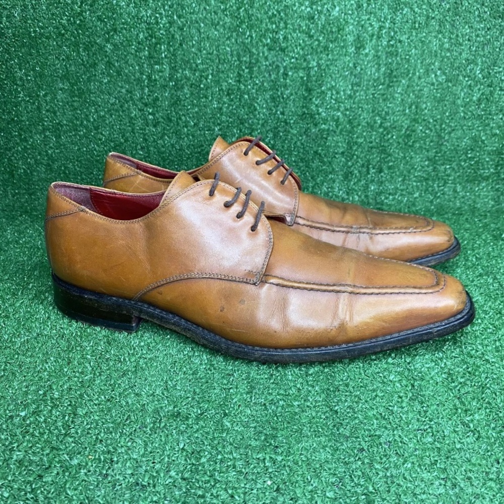 Stanbridge‎ Chaussures de Luxe Men's Brown Leather Casual Dress Shoes Size 9.5